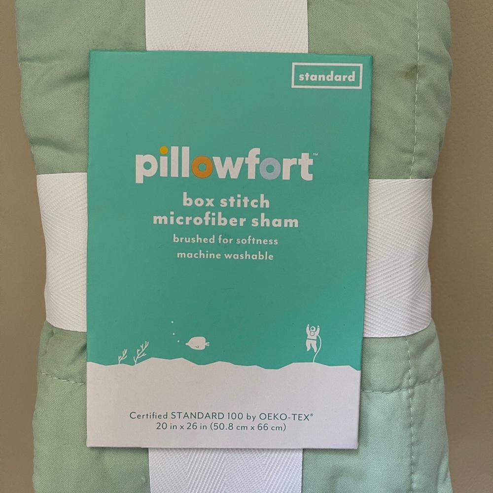 Microfiber sham